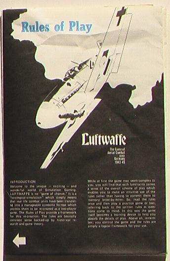 Avalon Hill Luftwaffe